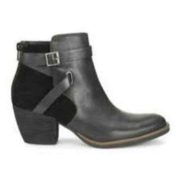 Korks by Kork-Ease Rohit Strap Bootie Black‎ Womans size 7.5 - Picture 1 of 13